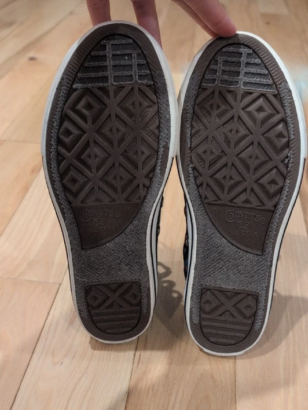 Camp Converse Kids Black,High Top Sneakers with Night Sky Graphics, Unique
